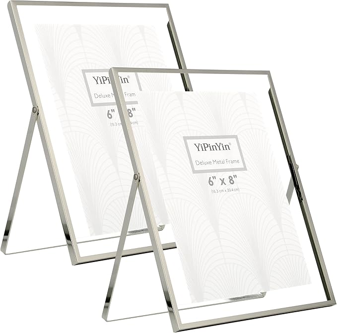 8x10''Floating Frame Silver Set of 2 - Image 8