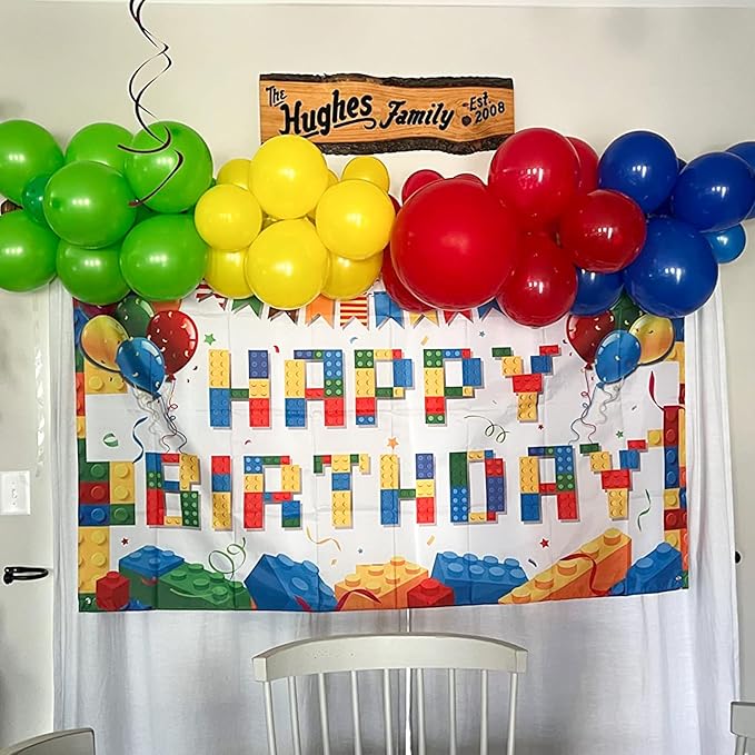 Red Blue Yellow Green Balloon Set, 12 Inch Carnival Circus Party Balloon Red - Image 9