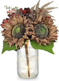 Silk Sunflowers Artificial Flowers by Oairse