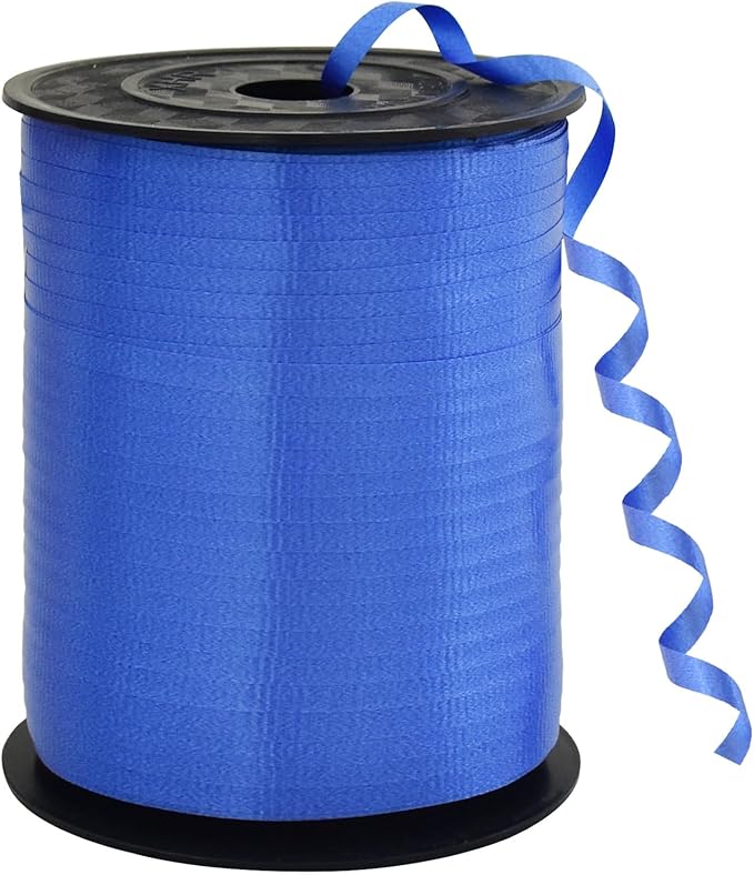 BEISHIDA 500 Yards Matte Dark Blue Ribbon Curling Crimped Ribbon Balloon String by Beishida