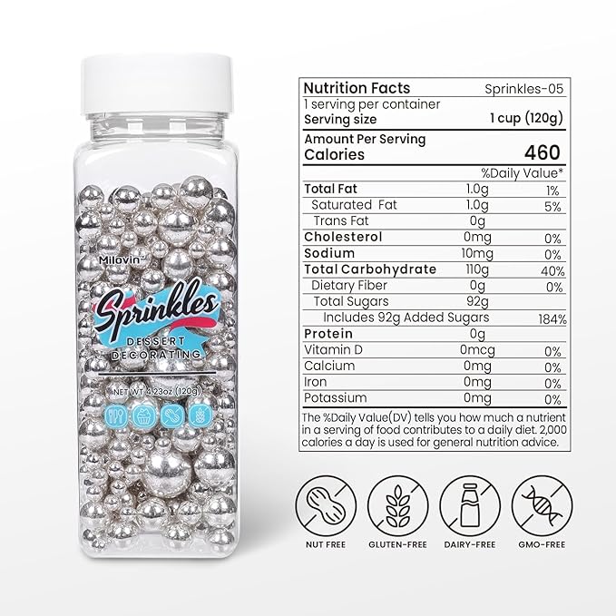 Pearls for Cake Decorating, and Ice Cream Topping.120g - Image 5