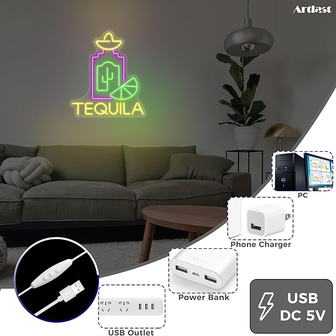 Tequila Neon Sign LED Neon lights - Image 3