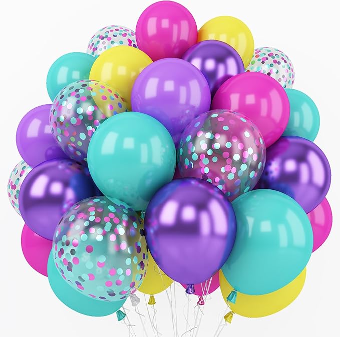 Togvu Pink Blue Purple Balloon by Togvu