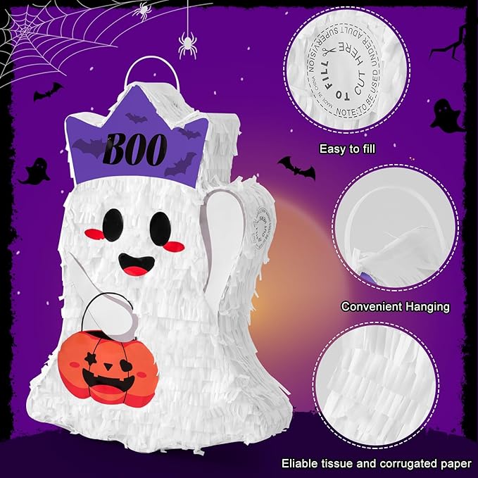 VINTS Halloween Piñata, Cute Ghost Piñata - Image 3
