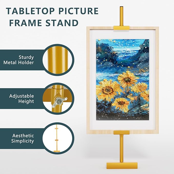 Tabletop Picture Frame Stand, Adjustable - Image 6