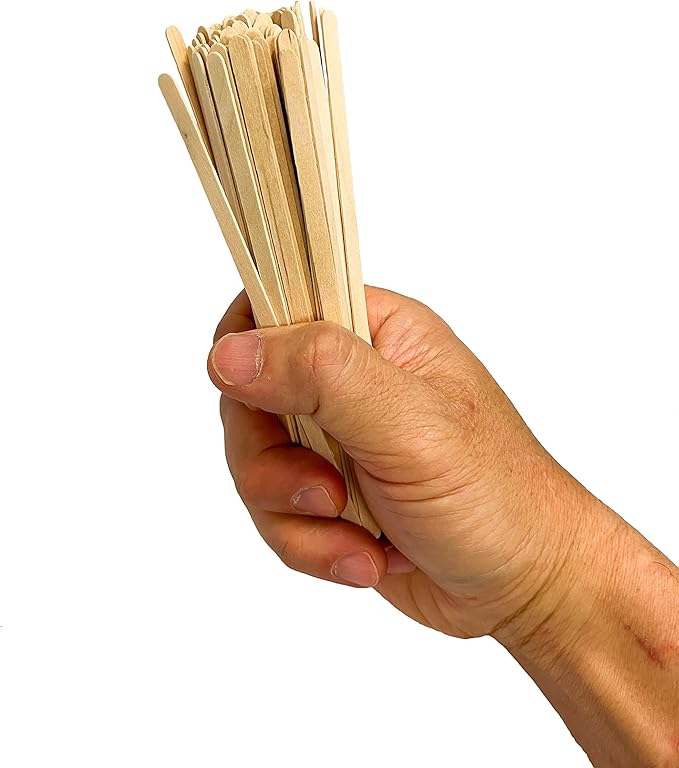 4, Stir Sticks, Waxing Sticks, 5.5 Inches, Round End - Image 7