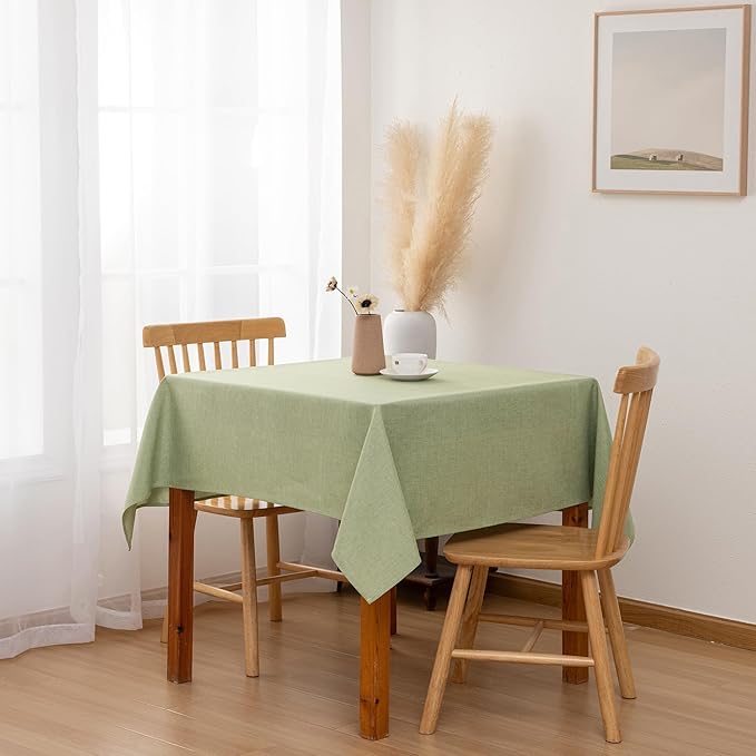 Hiasan 2 Pack Faux Linen Square Tablecloth - Image 7