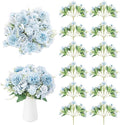 12 Packs Peonies Artificial Flowers, Silk Artificial Peonies Flowers Fake Peony by GOSTADY