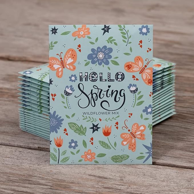 Hello Spring Blue Background - Image 4