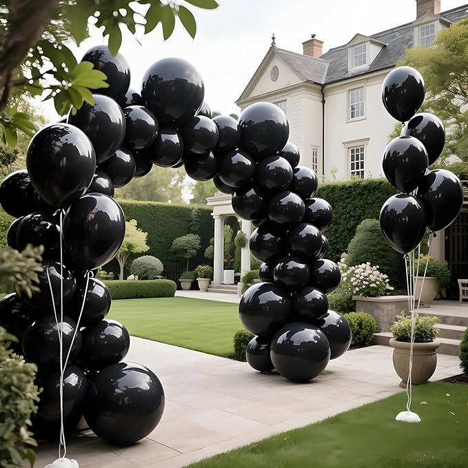 KAWKALSH Black Balloon 12 Inch - Image 8