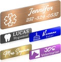 Custom Engrave Name Tag Badges Personalized Magnetic Name Badges by Betenshtresk