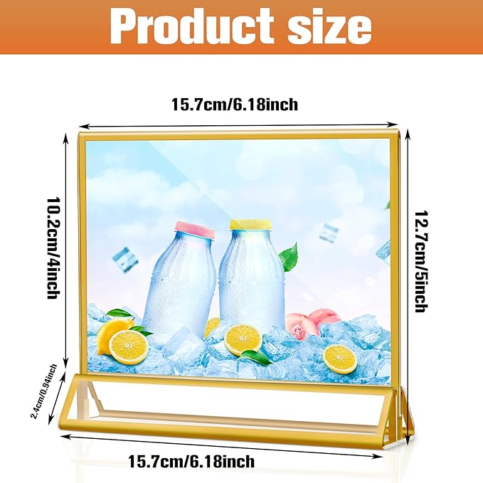 8 Pack Acrylic Sign Holders - Image 2