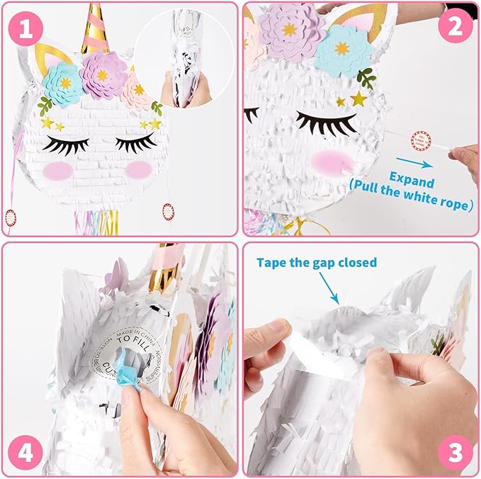 Foldable Unicorn Piñata - Image 2