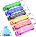 30pcs Personalized Bottle Opener Keychain Bulk, Custom Text/Logo/Photo by Unknown