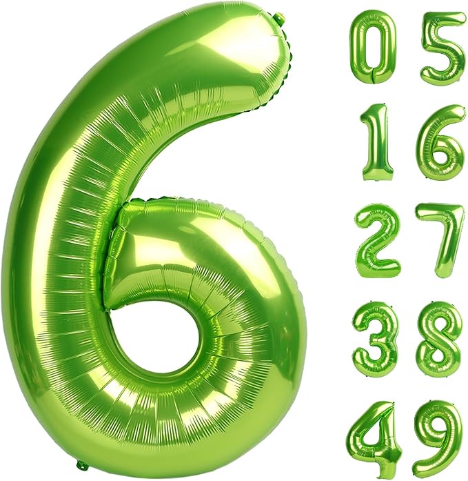 2026 number balloon pale green by Upgesy