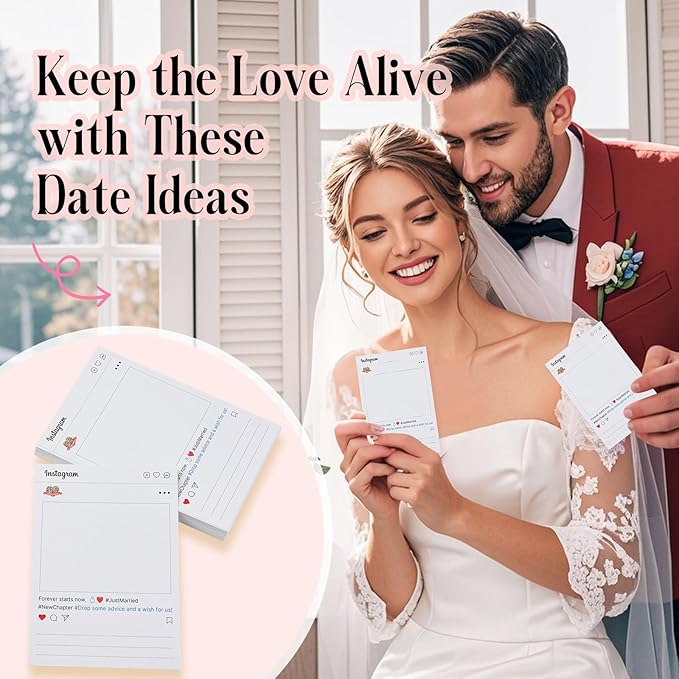 Bridal Shower Games Bridal Shower Advice Cards Wedding Games 50 Guests Advice - Image 4