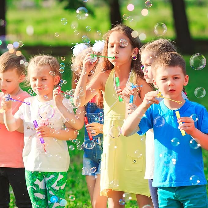 AFZMON 24Pcs Glitter Princess Bubble Wands - Image 6