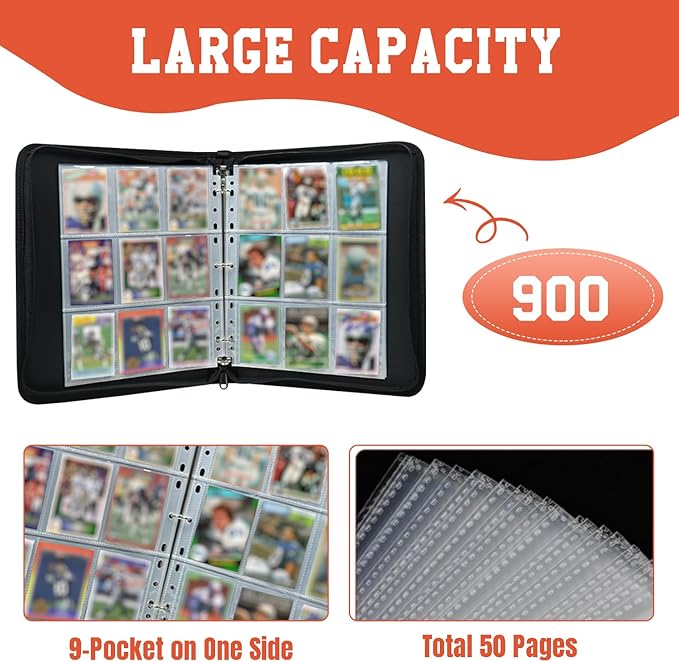 Trading Card Binder 9 Pocket - Image 4