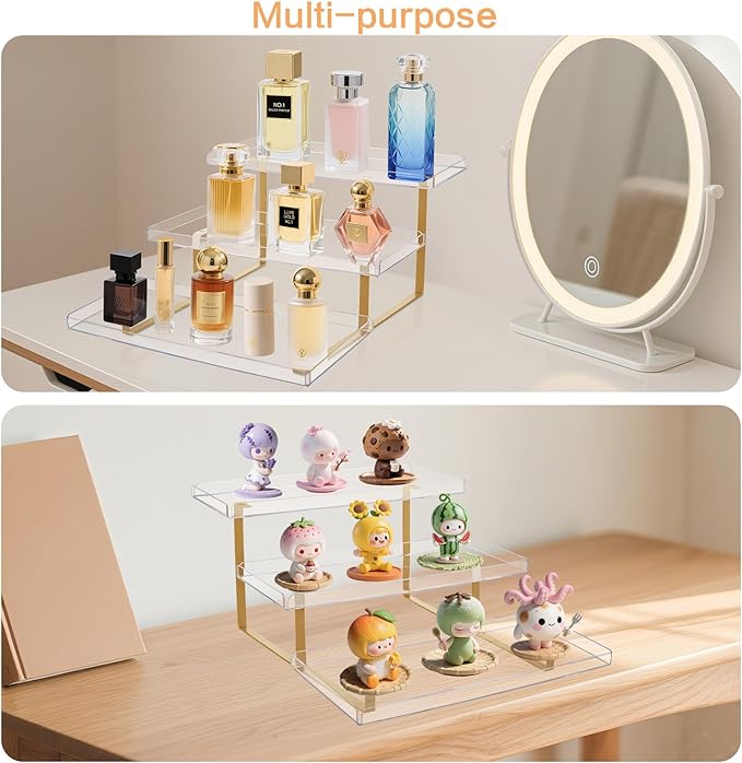 3 Tier Serving Tray Set for Entertaining, Acrylic Wedding Dessert Table Display - Image 6