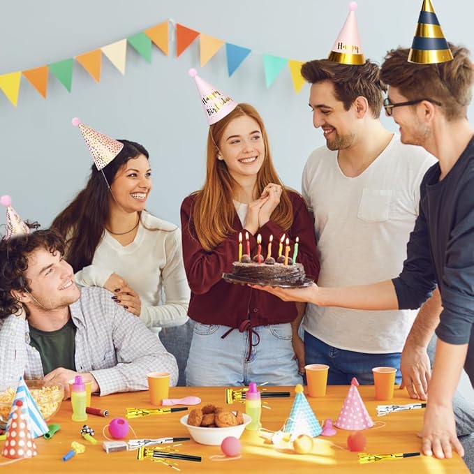 34 Pcs Birthday Party Hats - Image 3