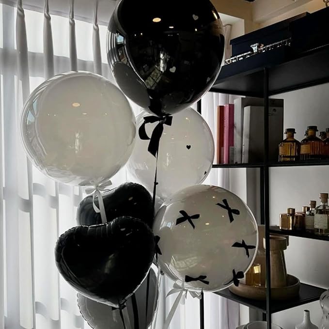 Black Heart Balloons - Image 5