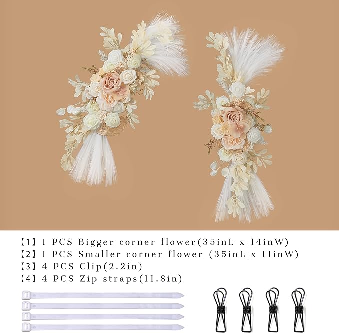 Wedding Arch Flower Kit of 2 - Image 5