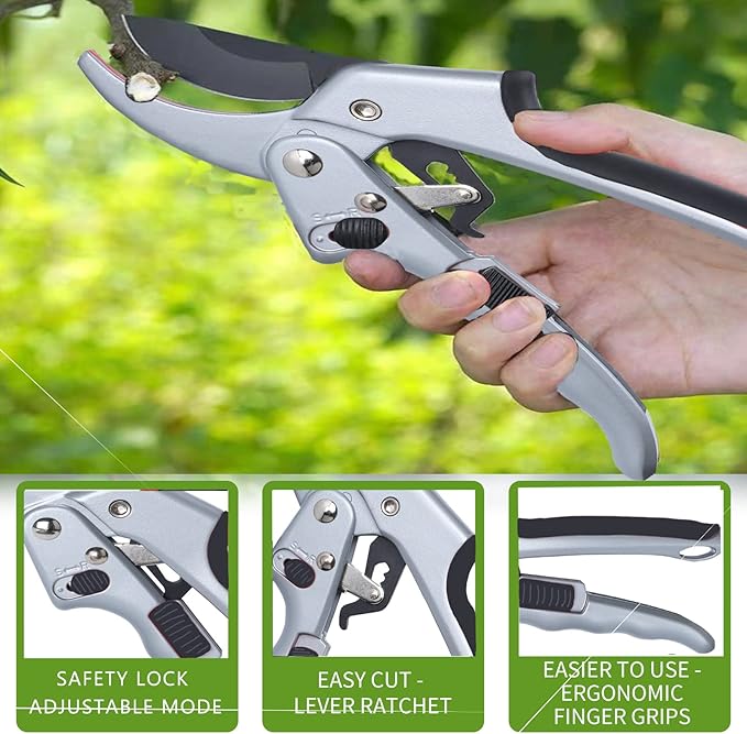 Garden clippers, premium Germany pruners, Work 3 times easier, professional - Image 4