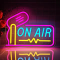 Planzo On Air Neon Sign for Live Studio Broadcasting Room Radio Station Bedroom by Planzo