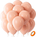 Bezente Pastel Orange Latex Party Balloons by Bezente