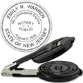 MaxMark Insert only for Notary Seal Round Embosser for New Jersey State by Maxmark