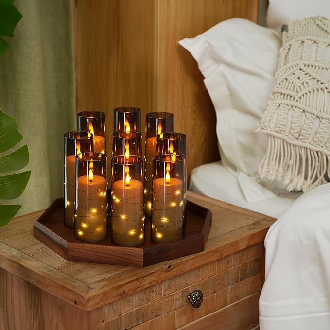 Raycare Flameless Candle with Remote Timer – 9 Flickering Acrylic Battery - Image 9