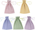 Meseey 5 Pcs Large Easter Burlap Bags by MeseeyRibbonBow