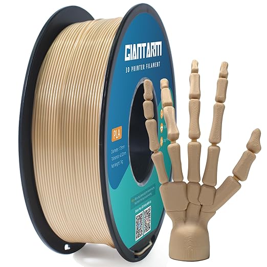 GIANTARM 3D Printer Filament, Bone White Pla Filament, 1Kg Spool, 1.75mm - Image 6