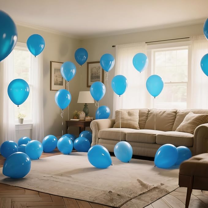 Light Blue Balloon 110pcs - Image 6