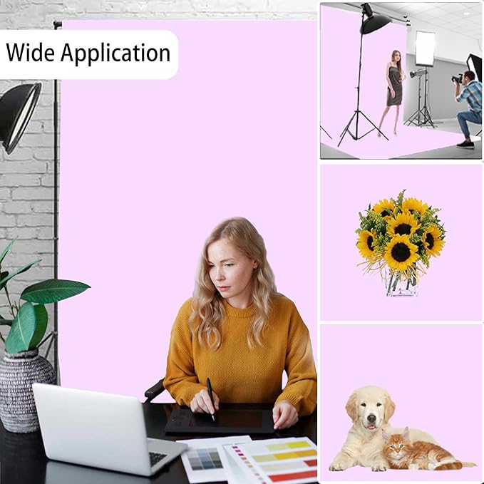 Light Purple Photography Backdrop - Image 2