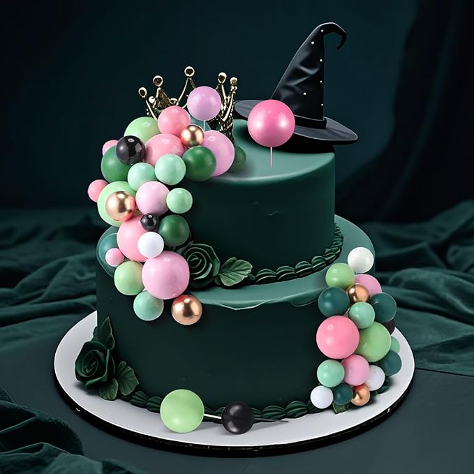 108 Pcs Balls Cake Topper DIY Cupcake Insert Foam Balloons - Image 7