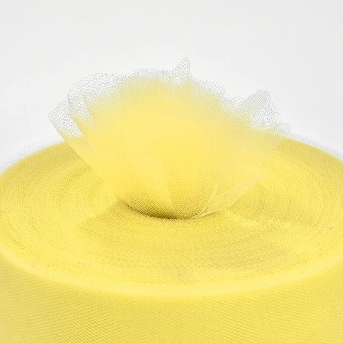 Tulle Fabric Roll, 6” by 200 Yards Tulle Organza Fabric Spool - Image 4