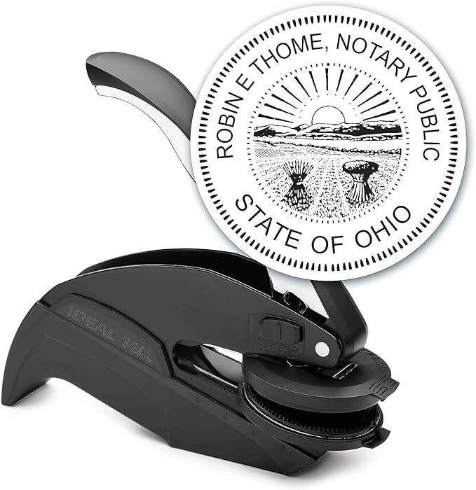 MaxMark Notary Seal Round Embosser by Maxmark