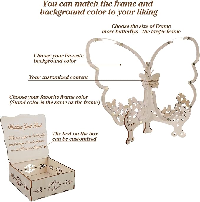 14Colors Butterfly Guest Book Alternativey - Image 3