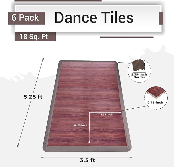 Dance Floor Tiles, Interlocking Dance Floor Tiles - Image 2