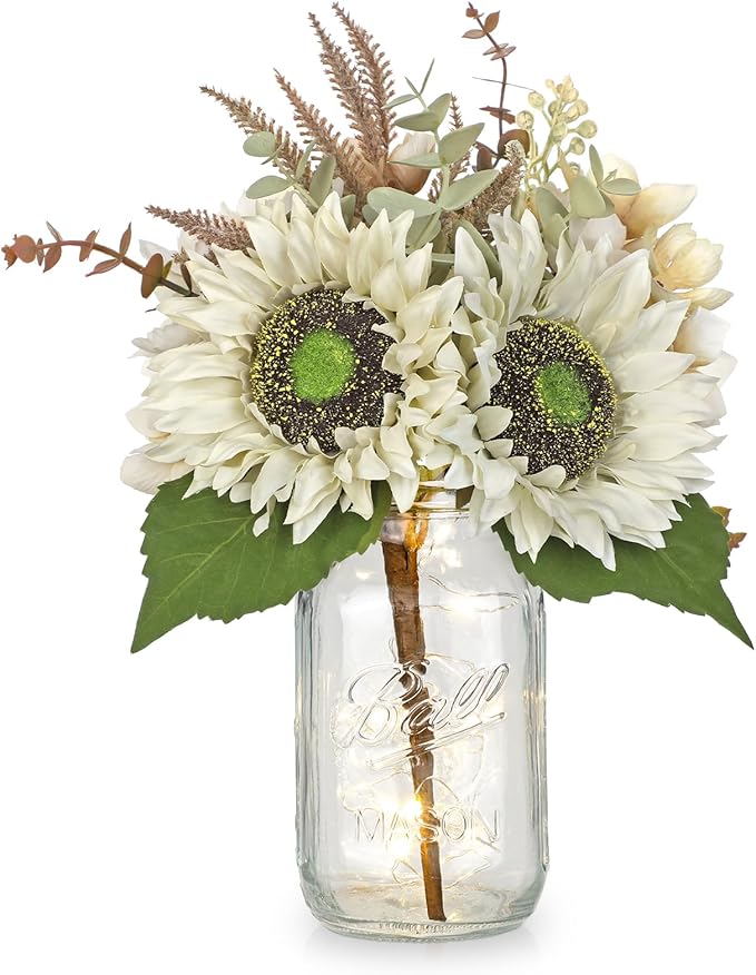 Silk Sunflowers Artificial Flowers by Oairse