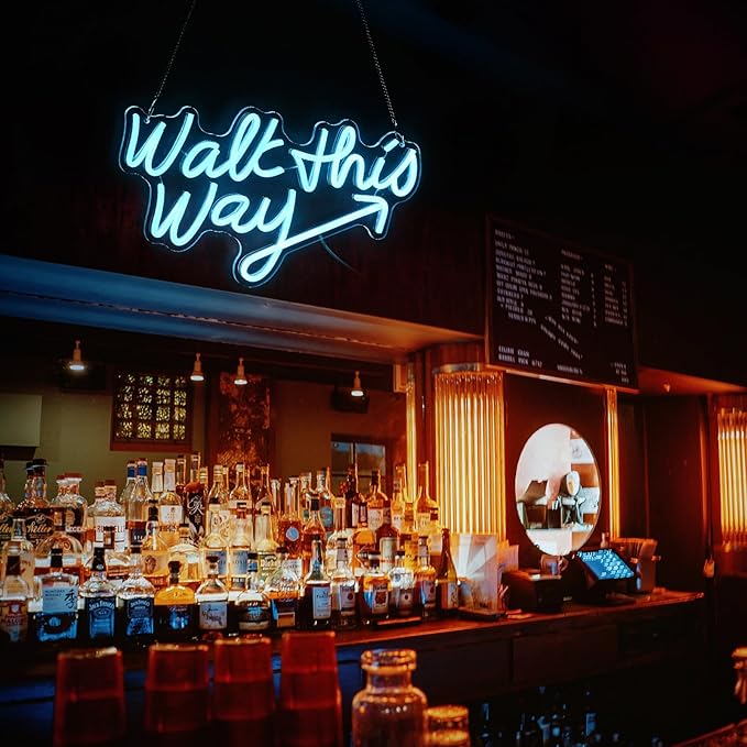 Walk This Way Neon Sign, Arrow Direction Neon Light, Neon Sign - Image 4