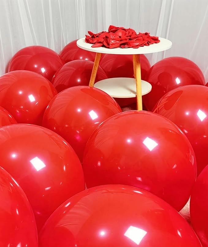 90 Pack Red Balloons 18 inch Red Latex Party big Balloon Bulk - Image 5