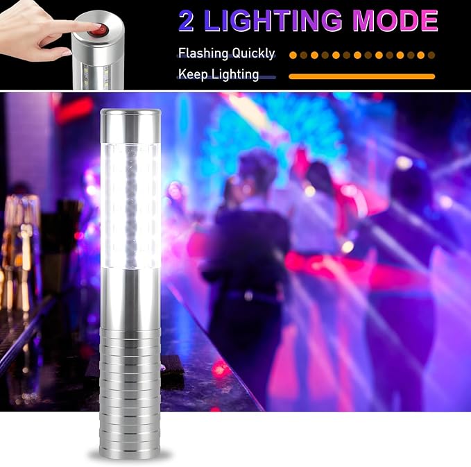 WILON Bottle Service Lights Rechargeable Bottle Service Sparklers Reusable - Image 4