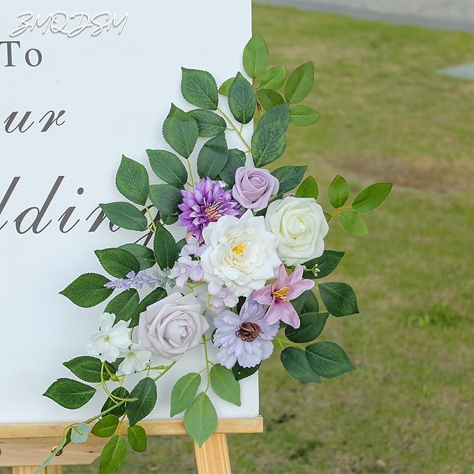 Pack of 2 Artificial Flowers for Backdrop Decoration, Wedding Arch Flowers - Image 4