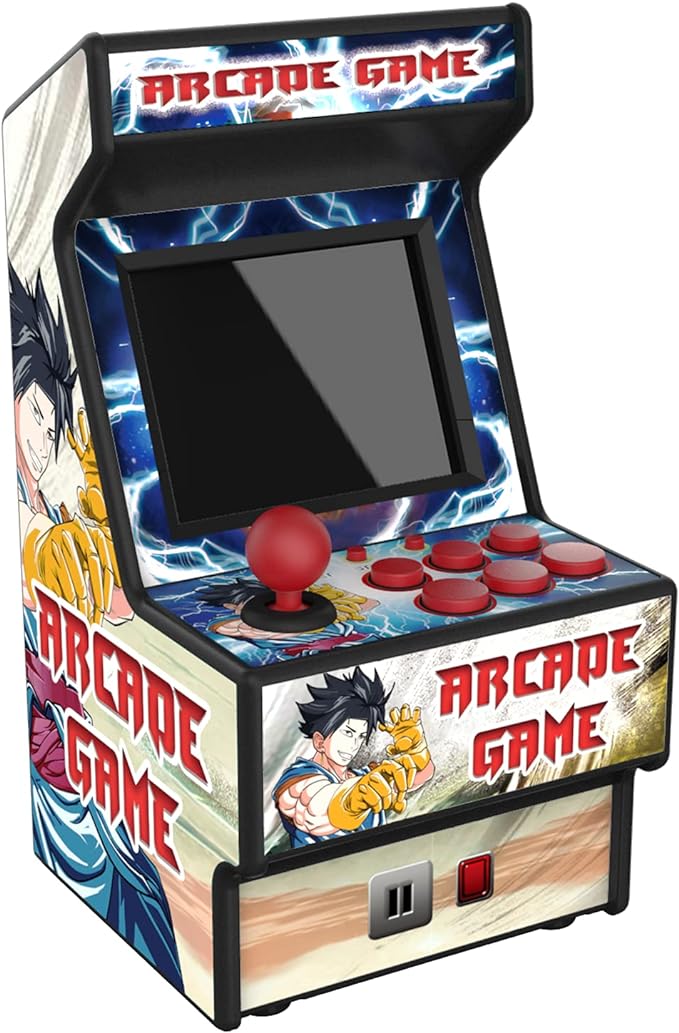 Mini Arcade Machine, Retro Gaming Console, Handheld Game Console by Golden+Security