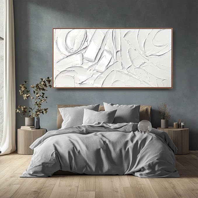 XIANSHOU Abstract Canvas Wall Art Simple Wall Pictures Textured Wall Decor - Image 3