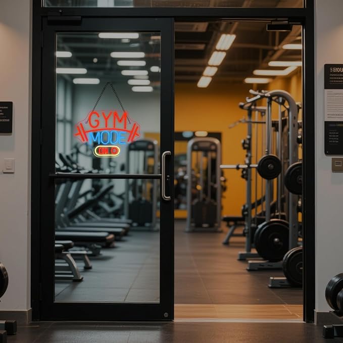Lucunstar Gym Mode Neon Sign, Dimmable Switch USB Powered - Image 6