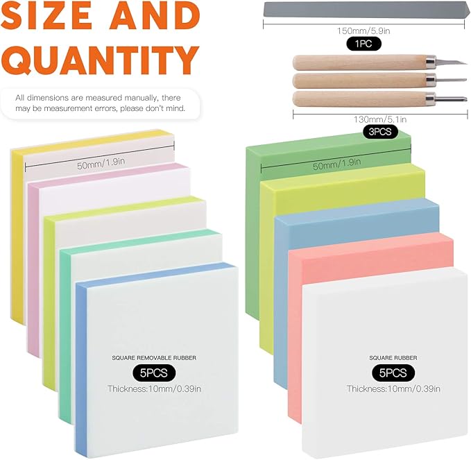 14Pcs Mixed Carve Printing Kit - Image 2