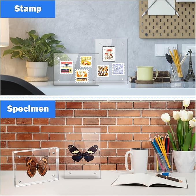 Small 4×4 Inches Acrylic Picture Frame，Clear Magnetic Picture Frame - Image 7